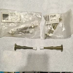 Lot Of New National Mfg Spring Door Stops 3" N187-492 BPB230 2-PACK & Loose. Fixed Price $6.00.