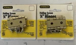 2 Pack Stanley Screen Door Double Acting Hinges Folding 1 3/4 X Joint Nos. Fixed Price $15.25.