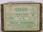 Vintage Pair Chicago Triplex 4 1/2" Hinges S-32002, Double Action Spring Loaded. Fixed Price $62.00.