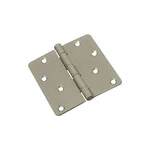 (14) Stanley Hardware 4-IN 1/4 Radius Satin Nickel Finish Residential Door Hinge. Fixed Price $48.96.