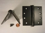 Taco #T-BB179-(4X4)" Steel Door Hinge, Duranodic Finish, All Machine Screws. Fixed Price $14.95.