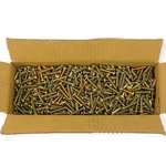 Heavy Duty Door Guard Brass Screws Pan Head Phillips 1/8 In Length, 6 Lbs. Fixed Price $53.79.