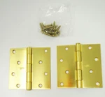 National Hardware 512 N143-040 4" Door Hinges Satin Brass Finish Packs Qty. Fixed Price $37.79.