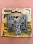 Stanley 75-3900 Light Duty Hinges 2 Zinc Plated Steel Crafted Usa. Fixed Price $7.90.