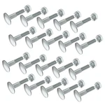 20PCS Box Truck Roll Up Door Parts 1-1/4" Carriage Bolt & Hex Nut, Compatible Wi. Fixed Price $52.36.