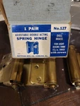 National Mfg. Co. Adjustable Double Acting Spring Hinge NO.127. Fixed Price $30.80.
