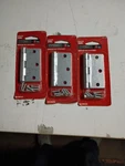 Lot Of 3 Everbilt 417214 In. Galvanized Broad Utility Hinge. Fixed Price $12.00.