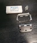 Deltana S35R51B Steel Plain Bearing 5/8" Radius Corner Full Mortise Hinge Black. Fixed Price $8.00.