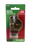Ace Antique Brass Crescent Sash Lock Window Hardware With Screws 5298617. Fixed Price $12.95.
