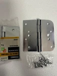 Everbilt 4 In. 5/8 Radius Chrome Squeak-free Door Hinge Box Pack Of 2. Fixed Price $7.99.