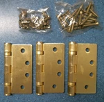 Ace 4" Template Hinges Ball Bearing, Satin Brass, Pk. (5301544) Fs. Fixed Price $30.00.