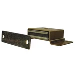 Monroe Pmp 4FCV7 Magnetic Catch, Pull-to-open, 34 Lb., Brass. Fixed Price $56.69.