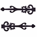 Decorative Dummy Hinges Wrought Iron Door Latch Set Of 2 Renovators Supply. Fixed Price $51.99.