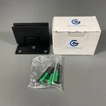 Glass Warehouse Brass Degree Matte Black Wall Hinge Hardware GW-AC-H90-SB. Fixed Price $13.79.