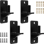 4PACK Wall Mount Gate Hinges Black Farm Chain Link Fence 5/8 Pi. Fixed Price $52.98.