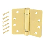 Lot Of Everbilt 275839 Adjustable Spring Hinge 4" Commercial Grade Satin Brass. Fixed Price $25.00.