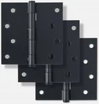 Miseno MDH4023 X Plain Bearing Square Corner Door Hinge Black. Fixed Price $12.00.