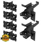 Zekoo Stainless Steel Gate Hardware Kit Self Closing Hinges Latches Black. Fixed Price $250.99.