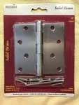 Brainerd 4 Solid Brass Door Hinge Brushed Satin Nickel 33001. Fixed Price $9.99.