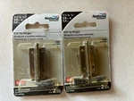2-PACK Lot National Hardware N213-546 Ball Tip Hinges 1-1/2 X 7/8" Antique Brass. Fixed Price $14.24.