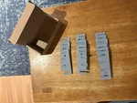 Box Of 25, HS-060 Don-jo 16 Gauge Steel Hinge Shim, Prime Coated, 4-1/2"X1-5/8". Fixed Price $44.99.
