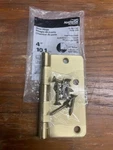 National Hardware Door Hinge, 4", Satin Brass N830-228 SPB512RC. Fixed Price $9.99.