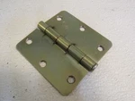 Schlage 3-1/2-IN Door Hinge Radius Round 1/4-IN Corner Polished Brass Hole. Fixed Price $10.30.