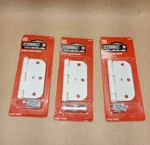 Lot Of Everbilt 3-1/2 In. X 5/8 Radius Security Door Hinge, White. Fixed Price $9.95.