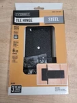 6 In. Black Heavy-duty Tee Hinge With Rust Defender. Fixed Price $15.00.
