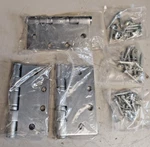 Box Of 3 Assa Abloy Hinges 4-1/2"X4-1/2" TA2714 26D Nrp, Mckinney MK55860. Fixed Price $19.99.