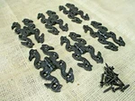 6 Hinges 4" Long Decorative Butterfly Cabinet Screen Door Iron Hand Forged. Fixed Price $32.99.