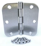 (6/9/12/15/18/24/30/40) Wester 3.5" Satin Nickel Door Hinges 5/8" Radius DH3558. Fixed Price $27.95.