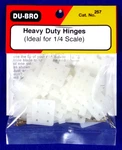 Du-bro Heavy Duty Hinges Package Of 15 )( Cat. # 257. Fixed Price $9.85.