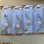 Lot Of 4 Stanley N117-671 Baked Enamel Brass Finish Screen Door Pull &screws. Fixed Price $16.95.
