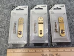National Decor Hasp X 2-3/4" Solid Brass Larger 1/3" Wide Loop V1826. Fixed Price $9.00.