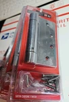 4X Everbilt Commercial Adjustable Spring Hinge Satin Chrome Finish 710 695. Fixed Price $14.91.