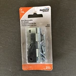 National Hardware 3" Non-removable Pin Hinges 2- Pack N146-373 -new. Fixed Price $8.99.