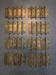Antique Stanley Sweetheart 11/16" X 2 3/8" Hinge Pairs. Fixed Price $29.00.