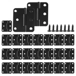 Murtenze Metal Mini Hinges, 1.5 Inch -24 (rounded Rectangle), Black. Fixed Price $14.76.