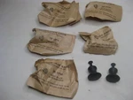 Vintage Forged Iron 12740 Dead Black Mckinney Hardware Knobs Lot. Fixed Price $52.80.