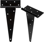 12 Inch T-strap Heavy Duty Shed Door Hinges Gate Black Tee Wr. Fixed Price $37.55.