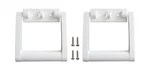 Jsp Manufacturing White Plastic Cooler Replacement Handles # 21023 Compatible.... Fixed Price $21.13.
