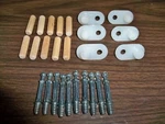 Ikea Cam-lock Screws 118331 Wooden Dowels 101357 Bissa Hinge Guides 116713. Fixed Price $19.99.