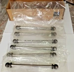 Nos Hager Stainless Hinge Pins 5" Brass Ball Tip Pewter Finish 1712 Set Of 6. Fixed Price $50.03.