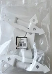 Nice New Heavy White Brainerd Decorative Gate Hinges 8" - B3122. Fixed Price $26.95.