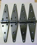 4 Hinges 6" Strap Heavy Duty Zinc Plated Hardware Door Fence Barn Gate. Fixed Price $28.95.