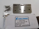 Lot Of 7 Mixed Deltana Door Hinges S44R51B DSH4R41B S35R526D S35R51B (2 P/box). Fixed Price $35.00.