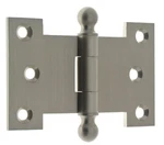 Idh St Simons 80254-015 Solid Brass Parliament Hinges Ball Finials Satin Nickel. Fixed Price $26.71.