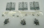 Omnia 3 Pcs 4" B.b. Ball Tip Door Hinge 965BB/4BAL.26 #CR142. Fixed Price $24.99.