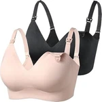 2PACK Momcozy Nursing Bras Breastfeeding YN21 Ultra Comfort Maternity. Fixed Price $49.54.